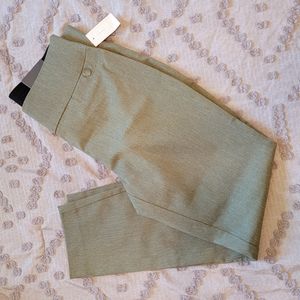 Maurices Bengaline Skinny Ankle Pant Olive Green Small New